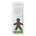 Seed Paper Shape Bookmark - Gingerbread Man Style Shape